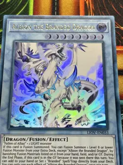 Albion The Branded Dragon | FADED! | LIOV-EN033 | Ultra Rare | 1st Ed | YuGiOh! - Image 4