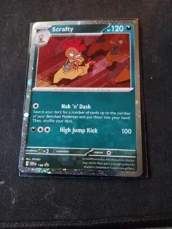 Pokemon Trading Card Game Scrafty SVP188 Scarlet and Violet Promo NM/M - Image 1