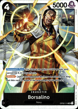 One Piece TCG • Borsalino OP02-114 • Super Rare • ENG/NM - Image 1