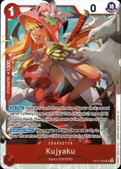 One Piece TCG • Kujyaku OP11-004 • Super Rare • ENG/NM - Image 1