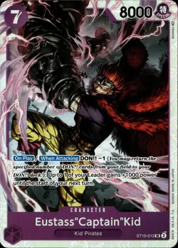 One Piece TCG • Eustass"Captain"Kid ST10-013 • Super Rare • ENG/NM - Image 1