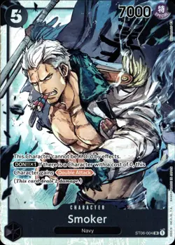 One Piece TCG • Smoker ST06-004 • Super Rare • ENG/NM - Image 1