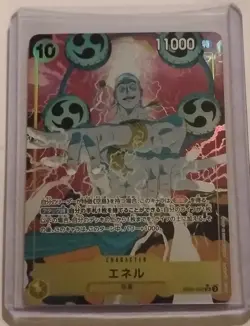 Bandai One Piece CCG Enel EB02-052 SR EB02 Character Holo Card - Image 1