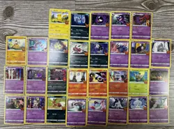 Pokemon 2022 Halloween Trick or Trade Set of 29 Cards (MISSING Trevenant) - Image 1