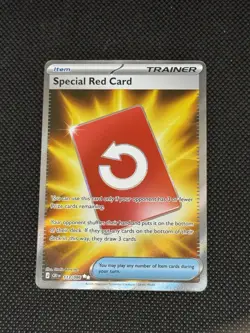 Special Red Card 113/086 Full Art | NM | Pokemon Chaos Rising - Image 1
