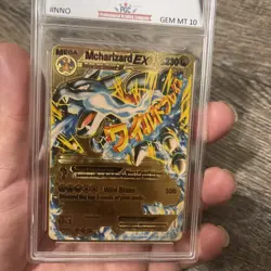 Mcharizard EX HP230 Gold Metal Pokemon Card-Collectible Gift Display Graded PGC - Image 3