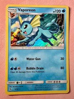 Vaporeon~ Cute Blue Pokemon Cards | Water & Pastel Aesthetic Gallery - Image 1