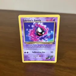 Pokemon TCG Sabrina's Gastly Gym Challenge Unlimited Common Card 97/132 - Image 1