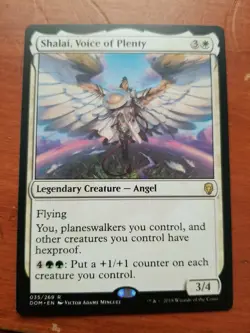 Shalai, Voice of Plenty x1 MTG Dominaria NM - Image 1