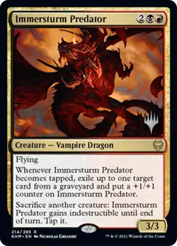 MTG Foil - Immersturm Predator - 214 / NM / English - Image 1