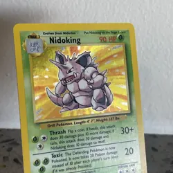 Pokemon TCG Nidoking Base Set 11/102 Holo Unlimited Holo Rare LP/NM - Image 5