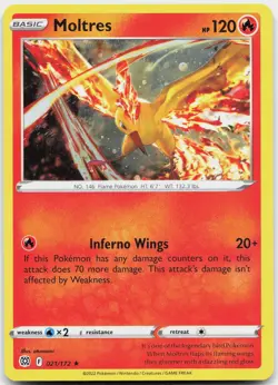 Moltres (Cosmos Holo) 021/172 Holo Miscellaneous Cards & Products Pokemon NM - Image 1