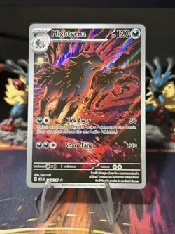Pokemon Mega Evolution Ascended Heroes Mightyena Illustration Rare 243/217 NM - Image 1