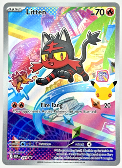 Litten 44 ME Black Star Promo Pokemon TCG Near Mint - Image 1