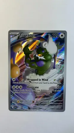 Pokemon SV: White Flare Tornadus #210 Black Star Promo Full Art Holo Pokemon TCG - Image 1