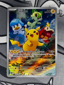 🔥 PIKACHU 027 P SCARLET & VIOLET PROMO Indonesian 🔥 - Image 1