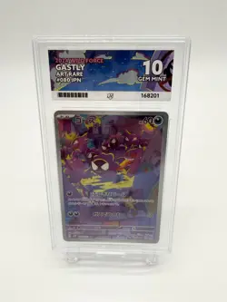 Pokemon SV5K Wild Force Ace Gastly 080/071 Grading Gem Mint 10 - Image 1
