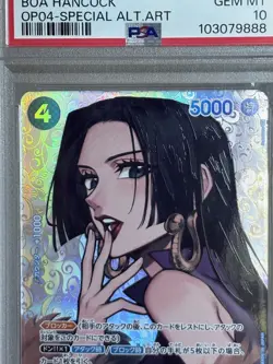 PSA 10 Boa Hancock SP OP04 Kingdoms of Intrigue OP01-078 Japanese ONE PIECE - Image 2