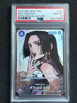 PSA 10 Boa Hancock SP OP04 Kingdoms of Intrigue OP01-078 Japanese ONE PIECE - Image 3