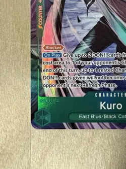 Kuro Foil Adventure on Kami's Island Alternate Art OP15-025 One Piece CCG - Image 5