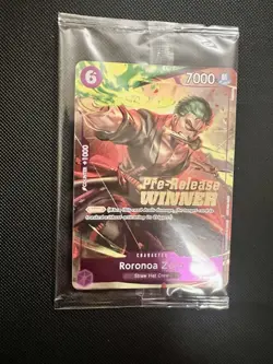 One Piece Card Winner Super Pre Release Luffy P-036, Zoro P-045 - Image 5