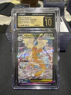 Mega Dragonite ex (SAR) MEGA Dream ex 246/193 Pokemon Card CGC Pristine 10 - Image 1
