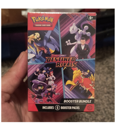 Pokemon TCG Destined Rivals Booster Bundle 6 Packs 60 Cards English 2025 6+ - Image 1