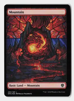 Mountain (Showcase) 280 Land Dominaria United Magic: The Gathering Foil NM - Image 1
