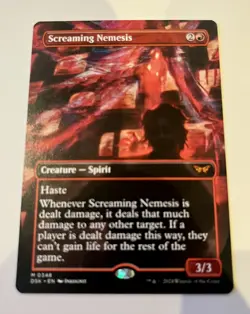Screaming Nemesis - DSK - 348 - Borderless - NM - MTG - Image 1