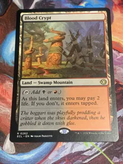 MTG Magic: The Gathering - Blood Crypt - Lorwyn Eclipsed Rare Land Mint - Image 1