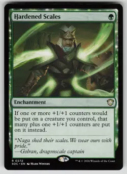 Hardened Scales Rare Commander: Secrets of Strixhaven 272 MTG Near Mint 2026 - Image 1