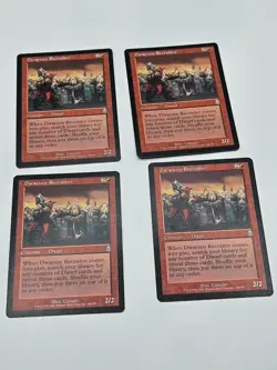 Mtg Dwarven Recruiter X4 LP - Image 1
