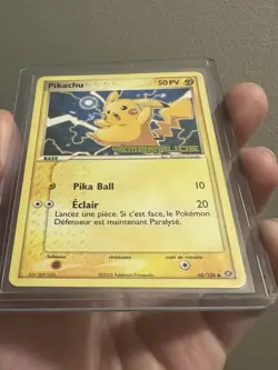 Carte Pokemon : Pikachu 60/106 NON Reverse Stamp Ex Emeraude FR - Image 2