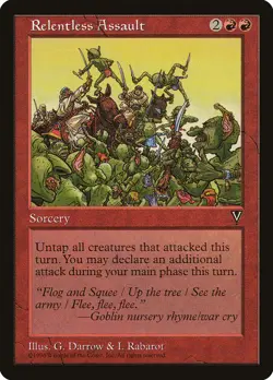 Relentless Assault [Visions] Magic MTG - Image 1