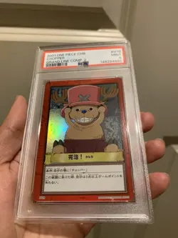 PSA 9 2001 ONE PIECE CARDDASS HYPER BATTLE GRAND LINE COMPILATION 2 H18 CHOPPER - Image 4