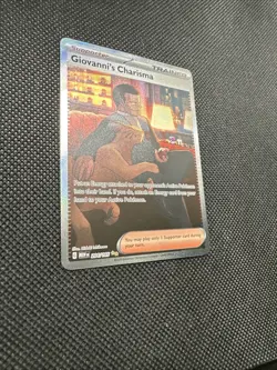 Giovanni’s Charisma 151 Special Illustration Rare Trainer Card 204/165 - Image 5