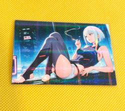 Lucy Kushinada Cyberpunk: Edgerunners ACG Waifu Beauty custom Card - Image 1