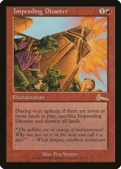 Impending Disaster [Urza's Legacy] Magic MTG - Image 1