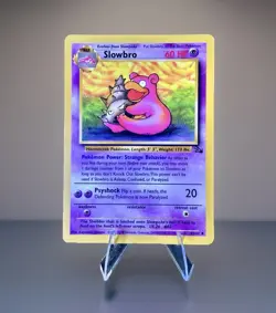 Slowbro 43/62 Fossil Set WOTC Vintage NM Pokemon Card - Image 1