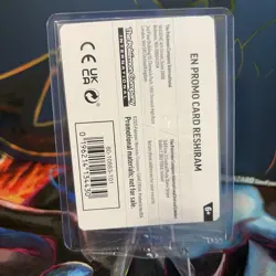 Reshiram 017/094 Phantasmal Flames Exclusive Stamped Holo Promo Card! Sealed! - Image 2