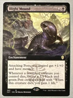MTG / Blight Mound / C21 / #363 / Regular (Extended Art) / Rare / NM - Image 1