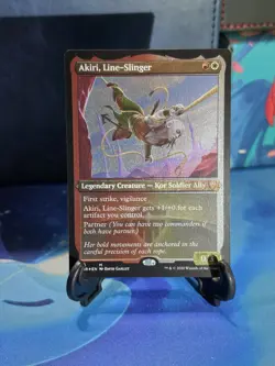 Akiri, Line-Slinger (Foil Etched) 515 Magic: The Gathering Commander NM - Image 1