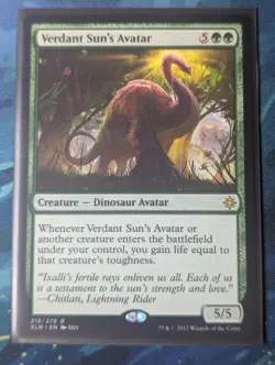 MTG Verdant Sun's Avatar - NM - Ixalan - Image 1