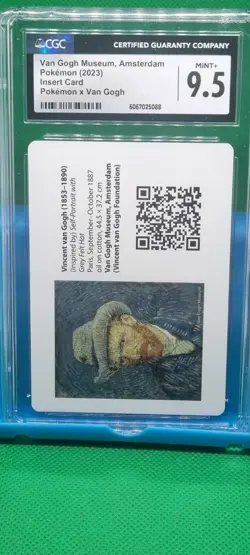 Van Gogh Museum, Amsterdam Pokemon x Van Gogh Insert Card CGC 9 MINT - Image 1