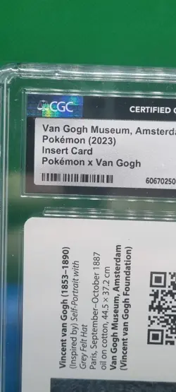 Van Gogh Museum, Amsterdam Pokemon x Van Gogh Insert Card CGC 9 MINT - Image 3