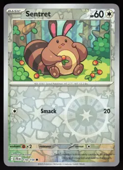 Sentret 118/159 Common Journey Together Pokemon Reverse Holo Near Mint - Image 1