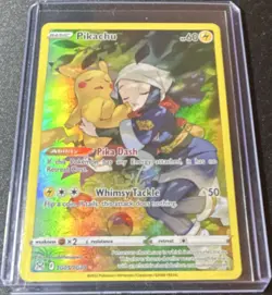 Pikachu 60HP Ultra Rare Holo Full Art Lost Origin TG05/TG30 TCG 2022 EN - Image 1
