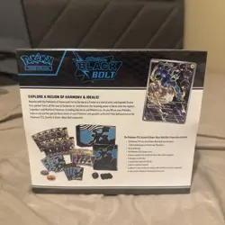 Pokemon Black TCG Bolt Elite Trainer Box ETB New Sealed - Image 2