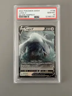 Pokemon Silver Tempest Lugia V 138/195 PSA 10 - Image 1