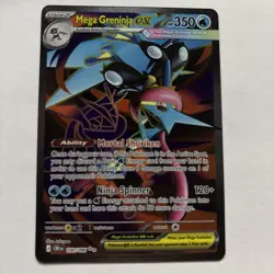 Pokemon TCG Chaos Rising Ultra Rare Full Art Mega Greninja EX 100/086 NM - Image 1
